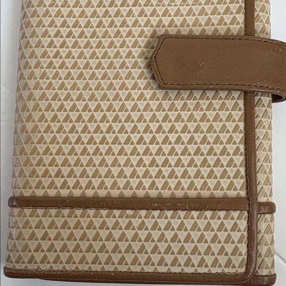 Vintage Liz Claiborne tan and beige pocketbook checkbook snap close wallet - Picture 16 of 16